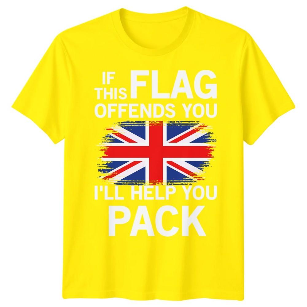 If This Flag Offends You Union Jack TShirt Patriotic Britain Tee Adults Kids