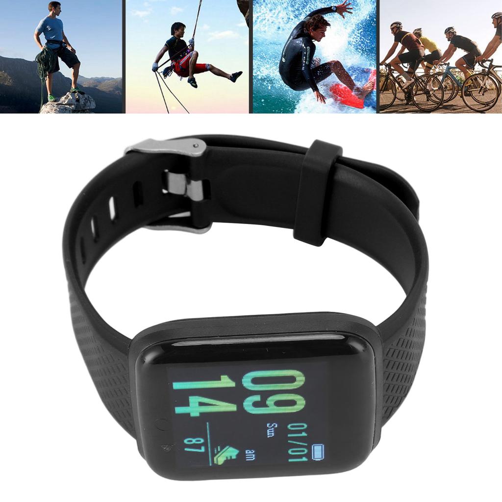 Fitness Watch Sleep Monitor Calorie Counter IP65 Waterproof Message Reminder Smart Activity for Men Women