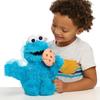 Just Play Sesame Street 13.5-inch Nom Nom Cookie Monster Plush with Sounds and Motion, Blue, Kids Toys for Ages 18 Month