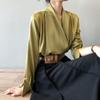 Lala Volume Drap Blouse Maiac030 