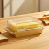Butter Box Transparent Fresh Preservation Container with Lid And Adjustable Dosage Spoon Design Butter Keeper for Kitchen Refrigerator