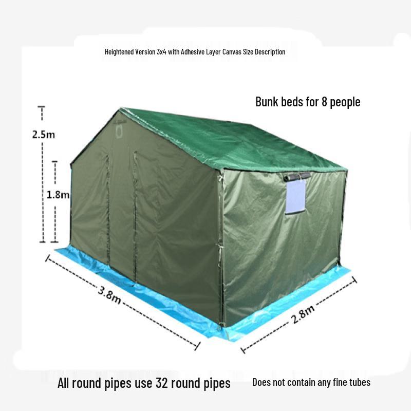Jundingying 3x4 Heightened Insulated Canvas Tent