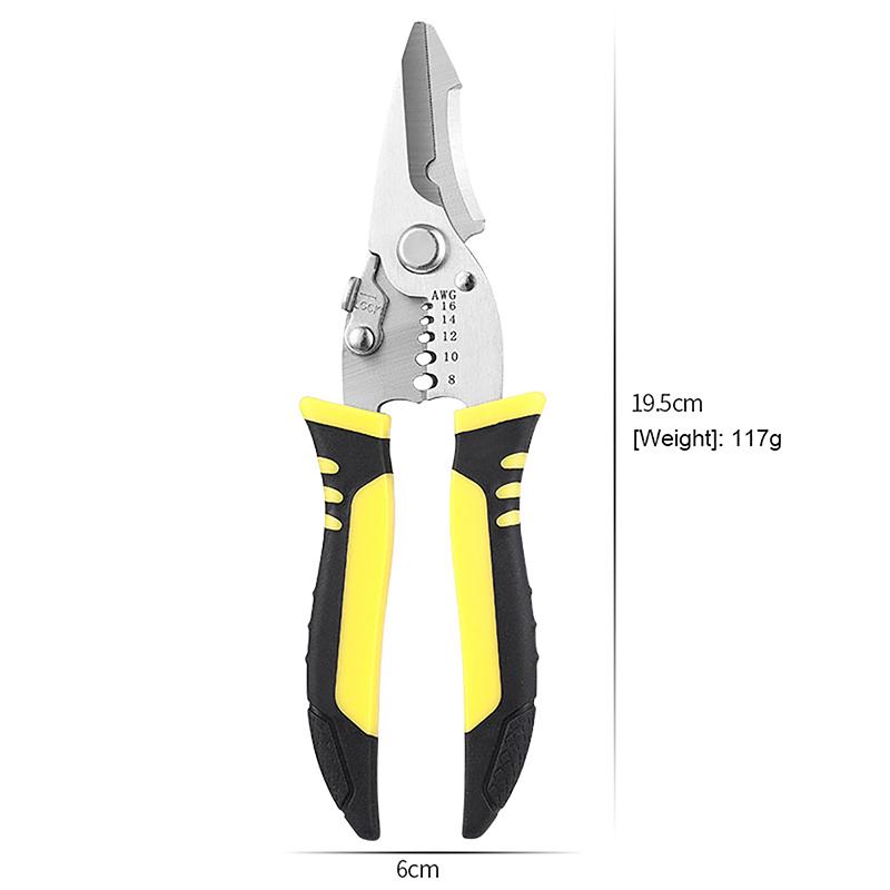 Wire Cutters Crimping Pliers Multi Function Pliers Stripping Pliers Electrician Scissors Hand Tools Electrician Tools Portable