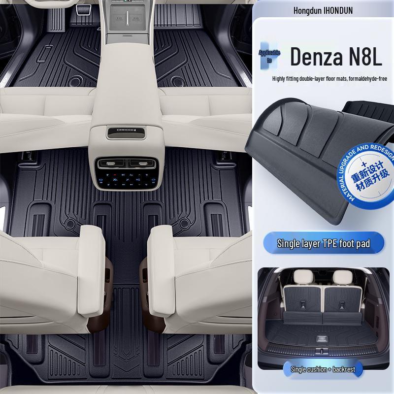 BYD N8L TPE2025 Floor Mats: New Car Interior Carpet Mats & Decorative Accessories