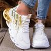 ELUVA Unisex Running Shoes Women Men Lightweight Mesh Breathable Comfortable Flat Soft Tennis Shoe Non Slip Lace-up Sneakers Man