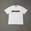 Cross-border Foreign Trade European and American High Street Drama Tide Brand Simple Letter LOGO Printing Men's and Women's Casual Loose T-shirt