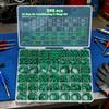 Air Conditioning O Ring Kit 595 Pieces Wear Resistant Rubber Car Repair Accessories Seal Rubber O Rings Assortment Set For