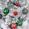 Yousheng 42Pcs Painted Christmas Ball Ornaments Plastic Hanging Decor Set for Tree & Party Shatterproof Lightweight Festive Home Decor