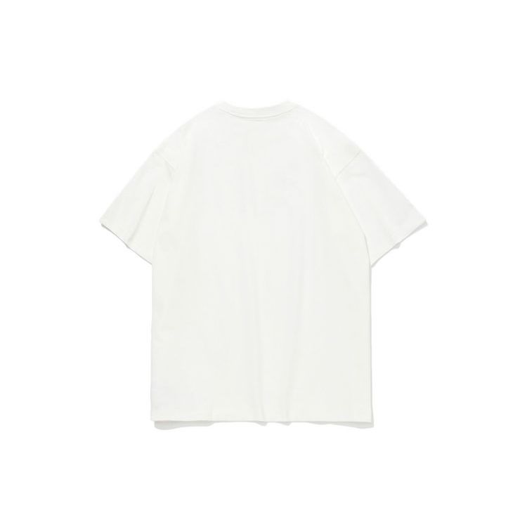 Li-Ning Loose Fit Round Neck Short Sleeve T-Shirt Men Tops Off-White AHSQ909-1