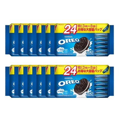 Oreo Familienpackung Vanillecreme 24 Stück Stück x 8 x 12 Beutel (3 Beutel)