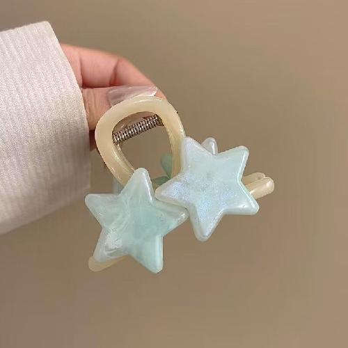 Akryl Barrette elegancka jednokolorowa spinka do włosów krab spinka do włosów Vintage proste akcesoria do włosów dla kobiet kucyk pazur klip kraby