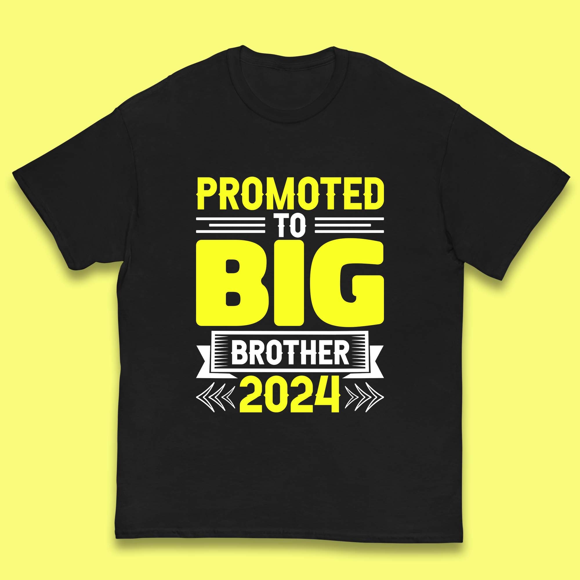 Повышен до старшего брата 2024 Скоро станет старшим братом Подарок для братьев и сестер Детская футболка 120
