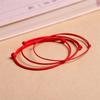 Handmade Red Lucky Knot Bracelet Rope Lucky Bangle Women Lovers' DIY Best Friends Lucky Bracelet Size Adjust