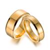 JeeMango Fashion Stainless Steel Glossy Rings For Women Men Simple Couple Titanium Steel Wedding Ring Jewelry Anneau JR18114