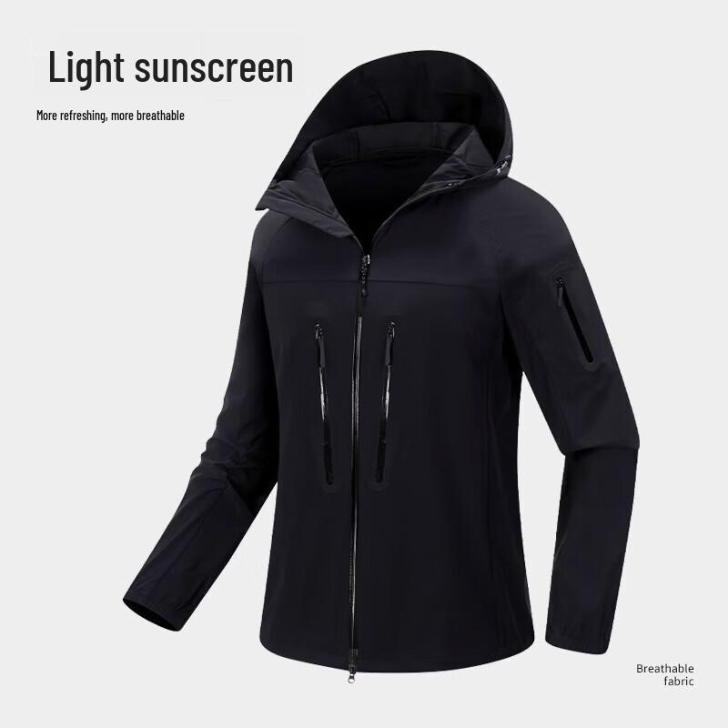 QIANYIYANG Unisex Summer Ice Silk Sun Protection Work Shirt 4XL