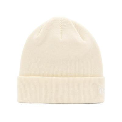Touca de Tricô de Algodão com Punho Básico Free New Era, Off-White