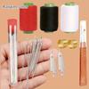 34-Piece Hand Sewing Needle Set: Mattress, Shoe-Making, Hand-Stitched Quilts, Extra-Long, Large-Eye, Curtain, and Thick Needles