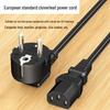 16A CE-Certified European C13 Three-Pin Power Cord with French Plug