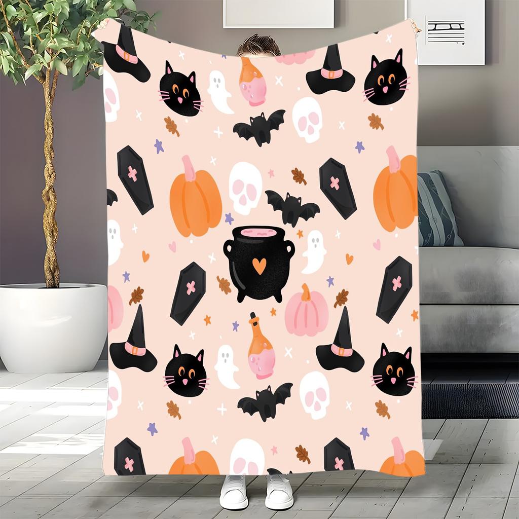 Halloween Print Blanket