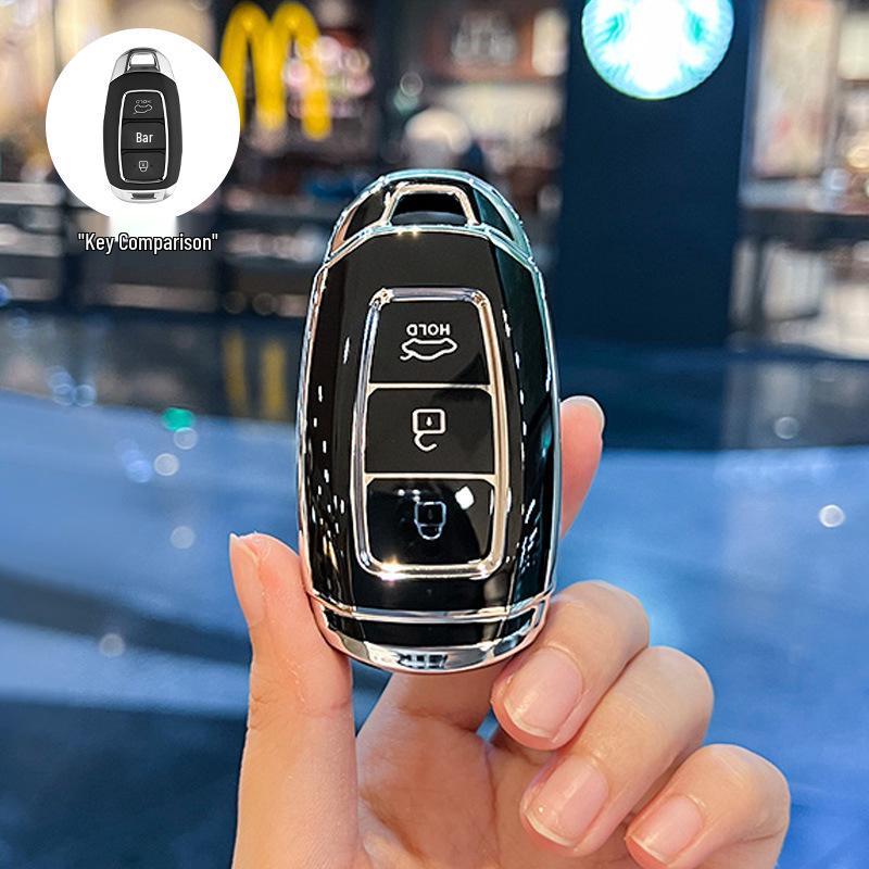 Modern ix35, Elantra ix25 Key Case: Compact Car Shell Buckle for Elantra, Lingdong, Mingtu, Langdong & Verna Models