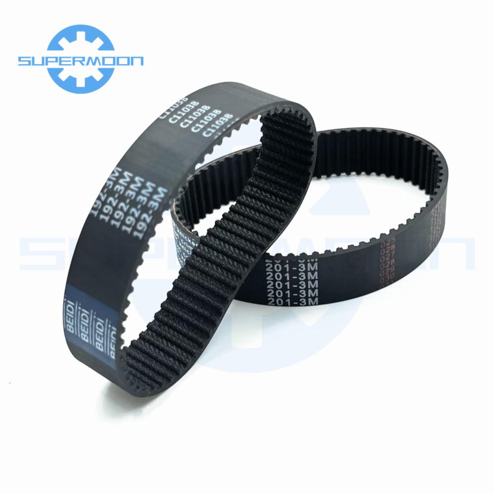 HTD 3M Timing Belt Length 87 90 93 96 99 102 105 108 111 114 117 120 123 126 129 132 135mm Width 6-20mm Closed Loop Toothed Belt