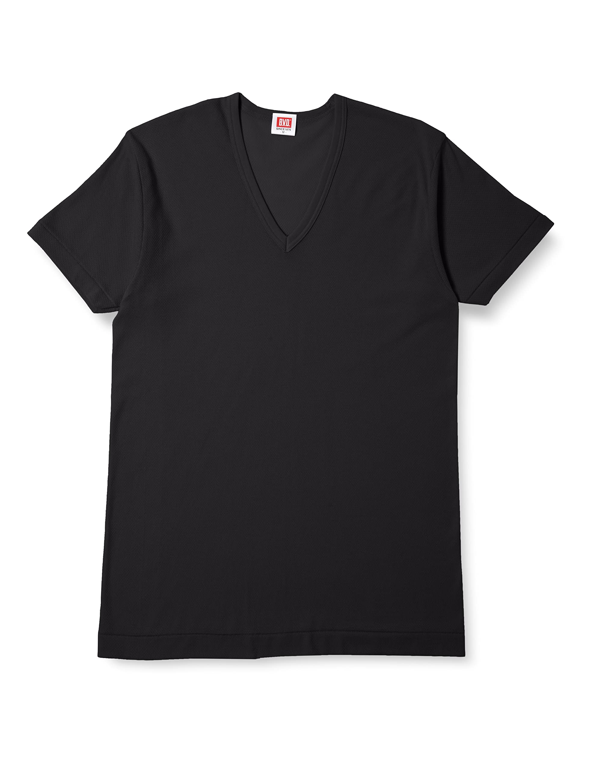 

COOL CONDITION Хлопок Прохладный на ощупь M [B.V.D.] Охлаждающий, На ощупь, Сетка, 100% хлопок, Влагоотводящий, Быстросохнущий, Дышащий, Футболка с V-образным вырезом, Мужской, чёрный