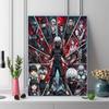 Tokyo Ghoul Character Collage Set Pattern  3pcs 100% Round Full Drill 5D DIY Diamond Painting Embroidery Cross Stitch Rhinestone Décor