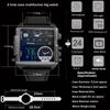 SKMEI F920 New Style China Male Digital Watch Perfect PU Leather Strap 3 Time Zone Waterproof Giant  Sports Watch Kit