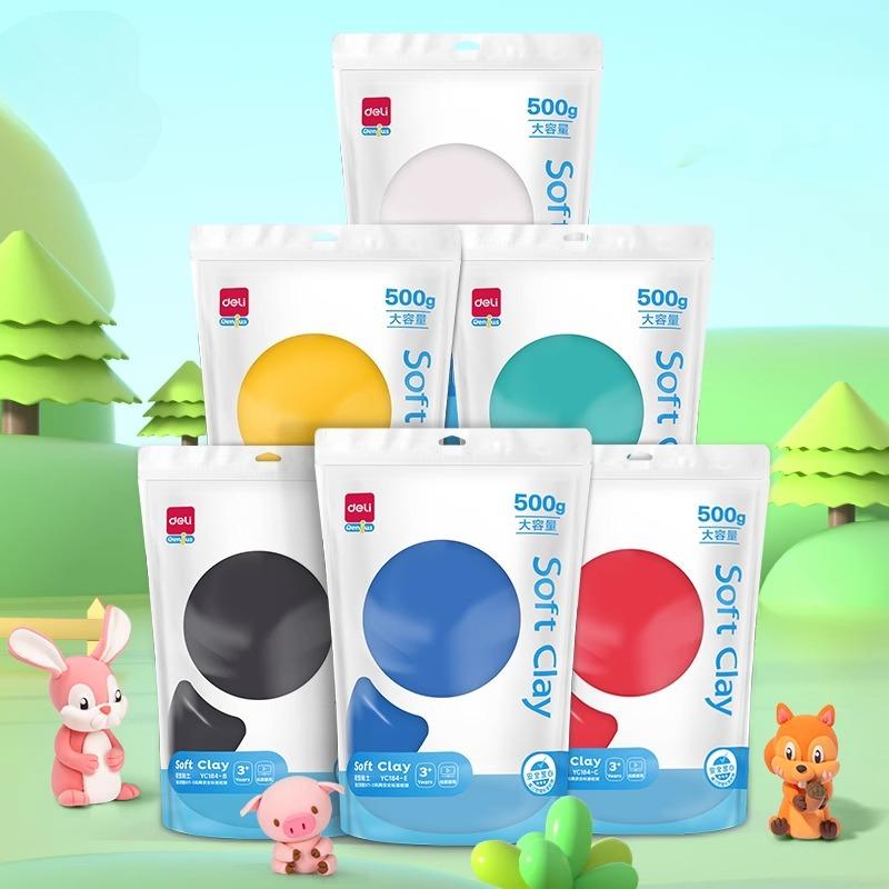 500g Ultra-light Clay Rich Color Soft Non-sticky Hand for Children's Handmade DIY Ornaments Model Crafts