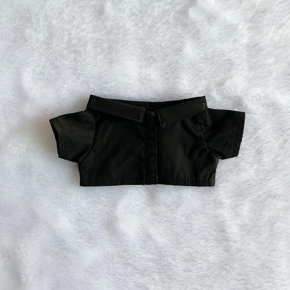Solid Shirt Doll Clothes for 10/15/20cm Idol Doll Doll Clothes Cute Mini Doll Shirt  Girl