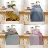 Marble Linen Table Flag Coffee Table Dining Table Decoration Tablecloth Thermal Insulation Non-Slip Dining Table Cloth Cover