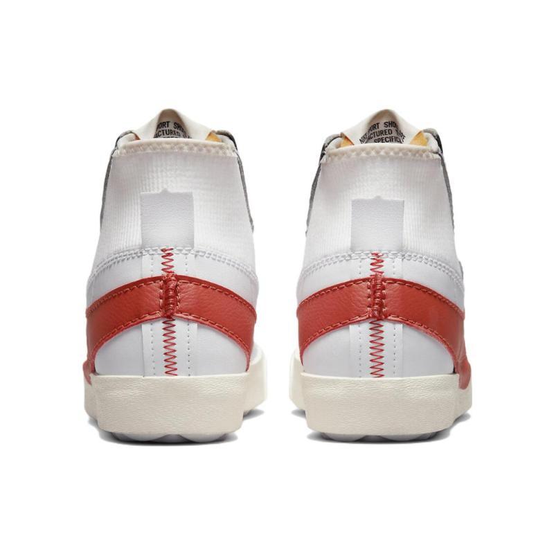 Nike Blazer Mid 77 Jumbo White Total Orange Sneakers Skateboard Shoes DH7690-100