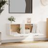 Vidaxl Wall Cabinet, White, 100X36.5X35 Cm, Wood-Based Material