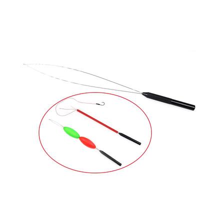 Bimoo – Extensions de cheveux de pêche à la carpe, enfile-aiguille de boucle, outil de traction, Micro anneaux, outil de boucle, enfileur de boucle, aiguille de traction en plastique