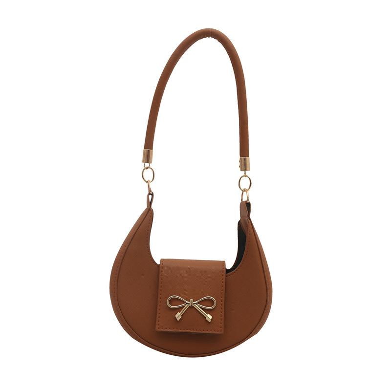 

Popular 2025 spring simple new beautiful personality trend fashion simple foreign style hand carry armpit crescent women s bag