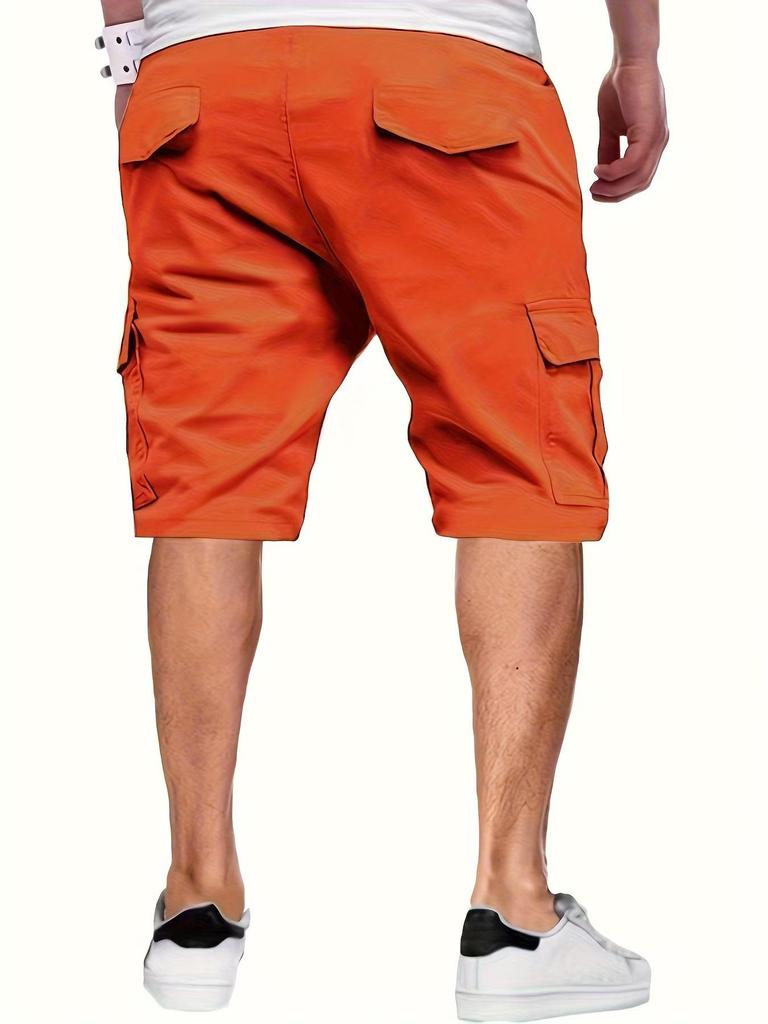 Men's Cross-Border Summer Cargo Shorts - American & European Size, Beach & Five-Point Style, Korean Design