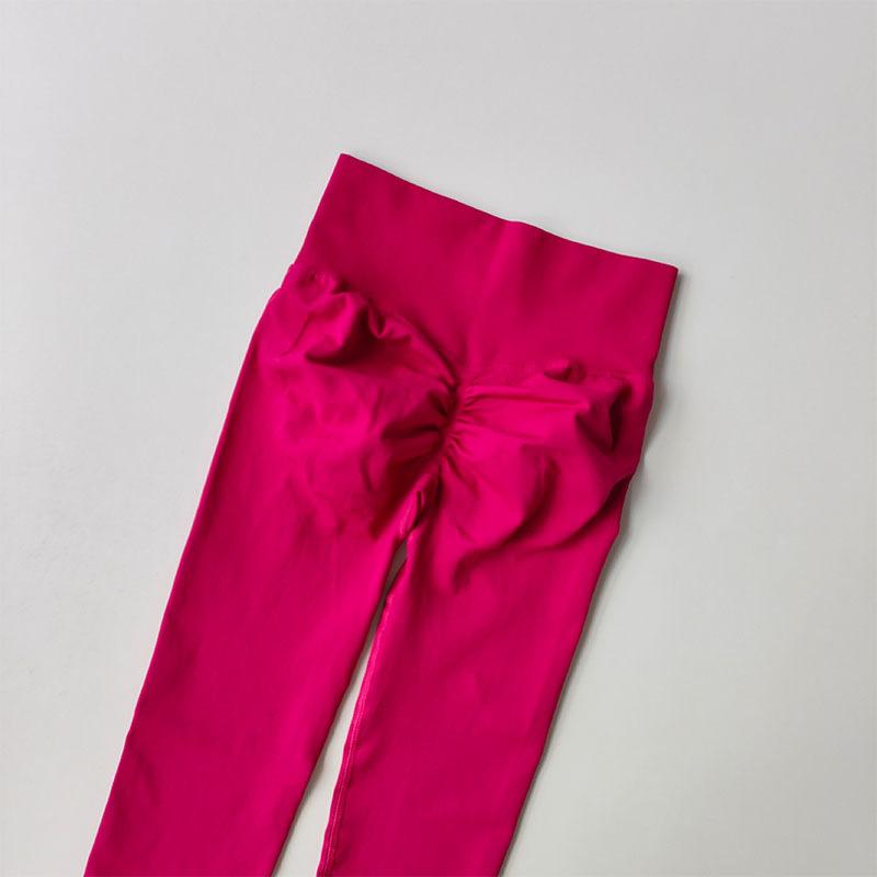 

Імпакт Легінси Жіночі Безшовні Легінси для Йоги Flex Зі Збіркою на Сідницях Легінси для Залу Тренувальні Штани для Йоги Низький Пояс Фітнес Спортивні Тайтси L малиновий колір