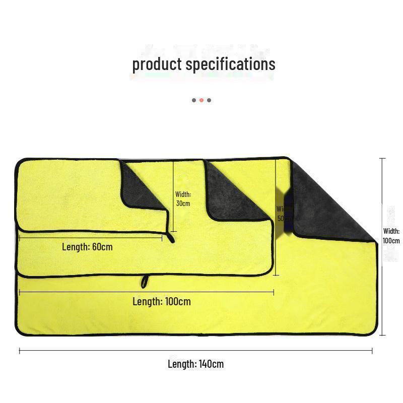 Thick Quick-Dry Non-Stick Pet Bath Towel for Dogs and Cats