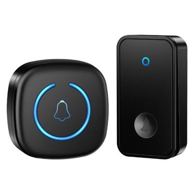 Kinetic Energy Wireless Waterproof Doorbell, Battery-Free, Long-Range, High Volume, Ideal for Elderly.