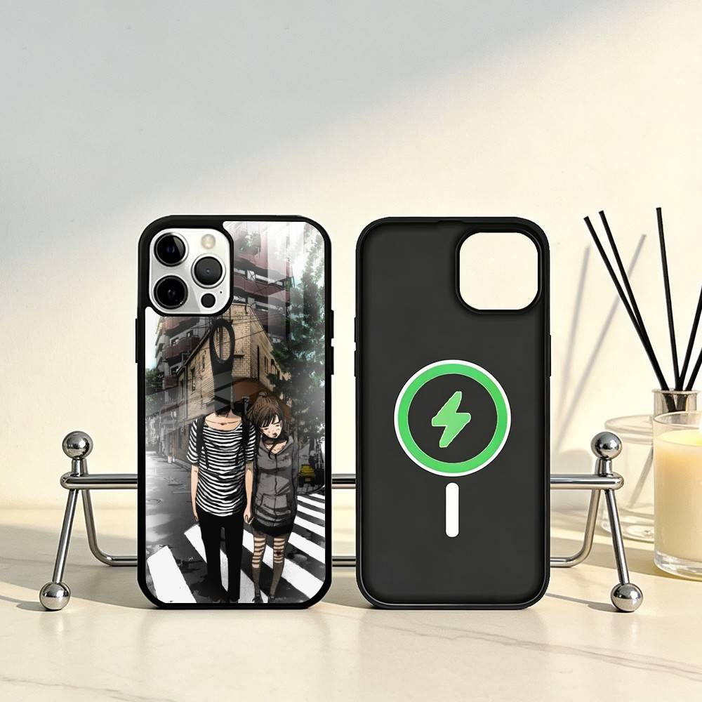 Goodnight O-Oyasumi P-Punpun Phone Case For iPhone17,16,15,14,13,12,11 Plus,Pro Max Magnetic For Magsafe Wireless Charging