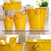 3Pcs Miniature Tin Bucket 1/12 Scale Hanging Small Bucket Multi-purpose Metal Bucket with Handle Dollhouse Accessories