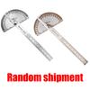 Hardware Woodworking Tools 180 Degree Protractor Goniometer Angle Ruler Stainless Steel Angle Finder Rotary Measuring Ruler