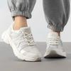 MLB Ace Runner Abrasion Resistant Breathable Lightweight Height Increasing Low top Training Running Shoes Unisex Ecru 3ARNAC24N-50IVS