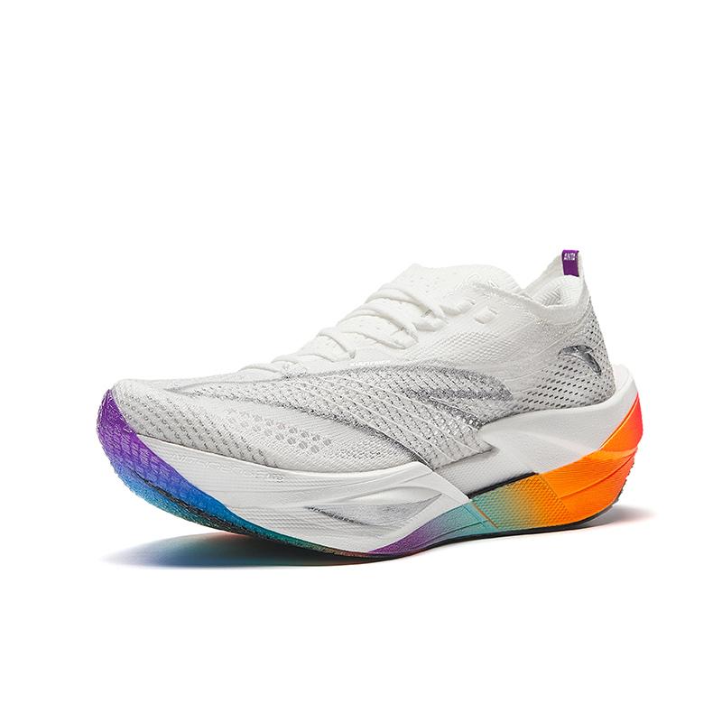 Anta C202 6.0 Pro Fashion Comfortable Non-Slip Breathable Low-Top Casual Running Shoes Women sneaker White Silver 122445571-8