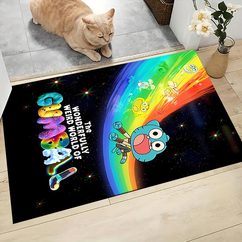 1Pc Bunny Friends Adventure Carpet Rug Customizable Soft Washable Antislip Home Living Room Sofa Mats Personalized Rug 0917291