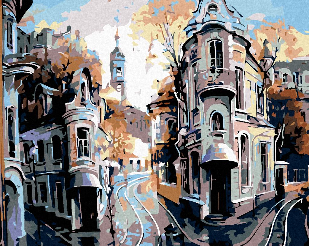 Buy Zuty Paint by Numbers CORNER HOUSES, 40x50 cm at affordable