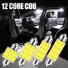Automotive LED Dual Row Reading Lights High Brightness Overhead Lights COB Indicator Lights Automotive Lighting Accessories