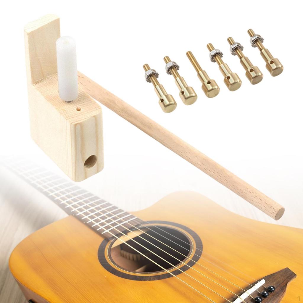 Zestaw naprawczy kołków mostka do płyty rezonansowej, akcesoria do instrumentów muzycznych