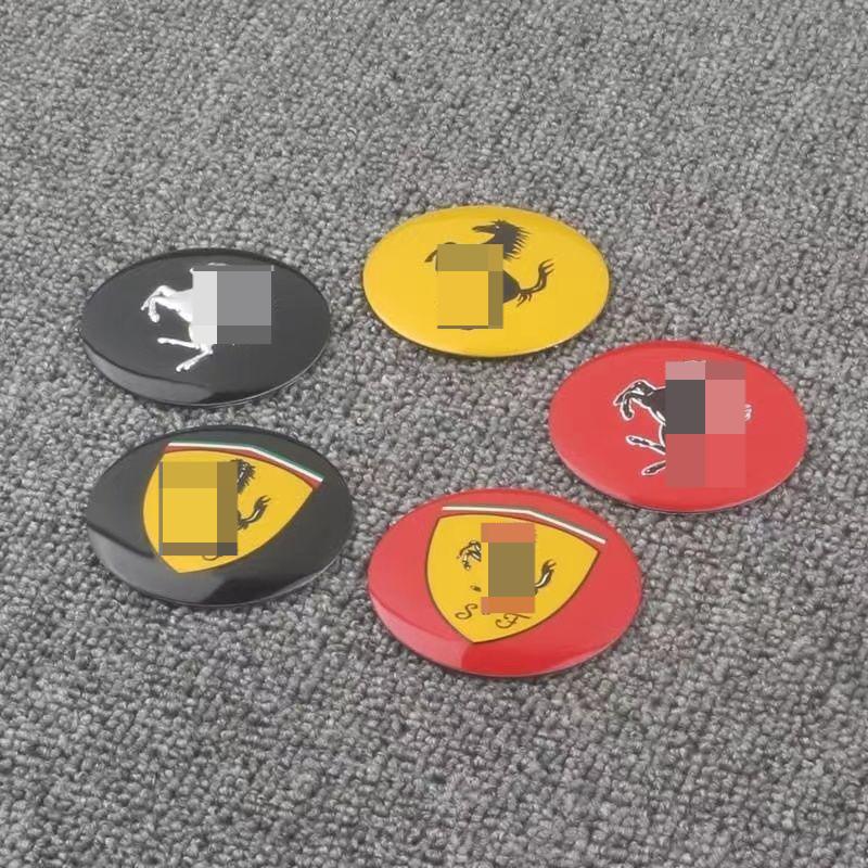 Hub Cover Labeling Modified Tire Center Cover Logo Metal Labeling Decorative Sticker 56MM60MM65MM