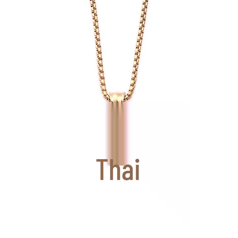 European and American Game-Themed Witcher Wolf Head Necklace - Titanium Steel Pendant for Men